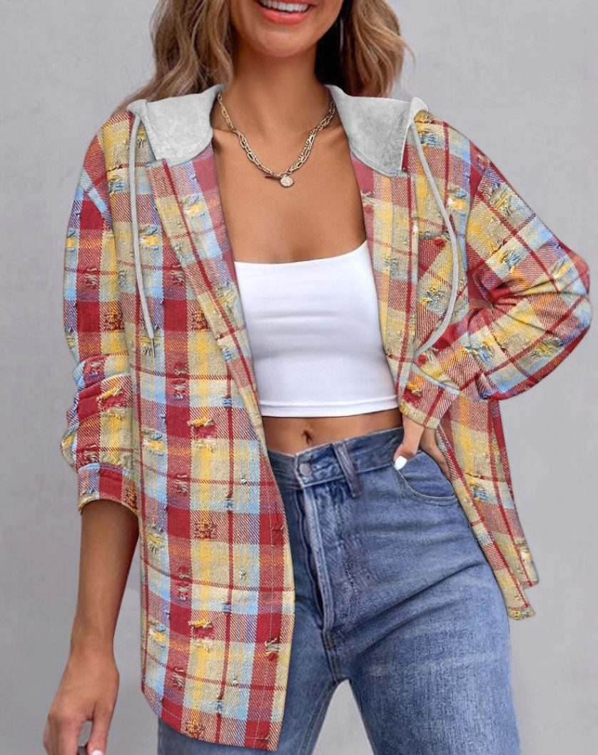 Evana Hooded Shirt