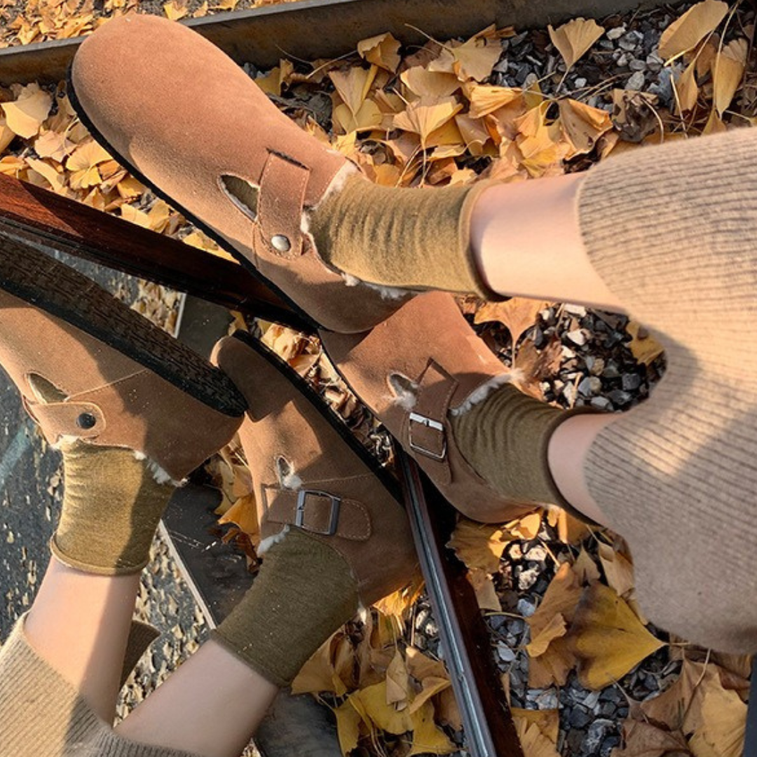 LONGROVER Women Leather Shoe
