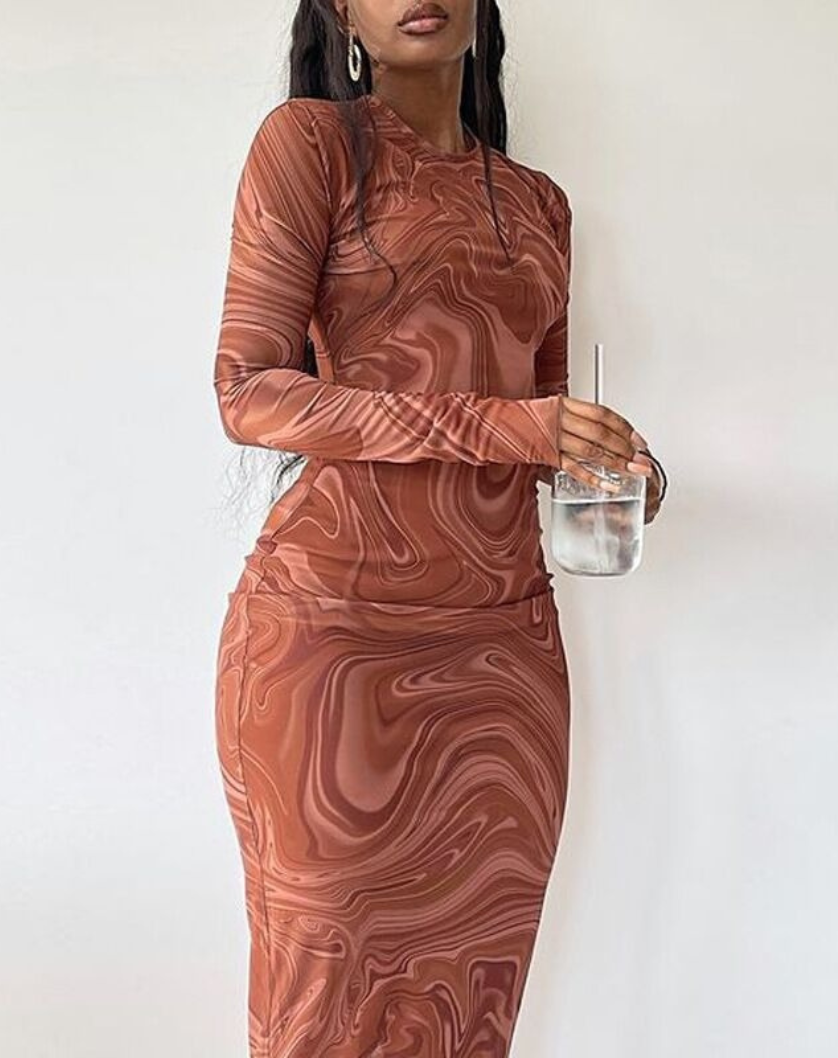 Bella long-sleeved Dress