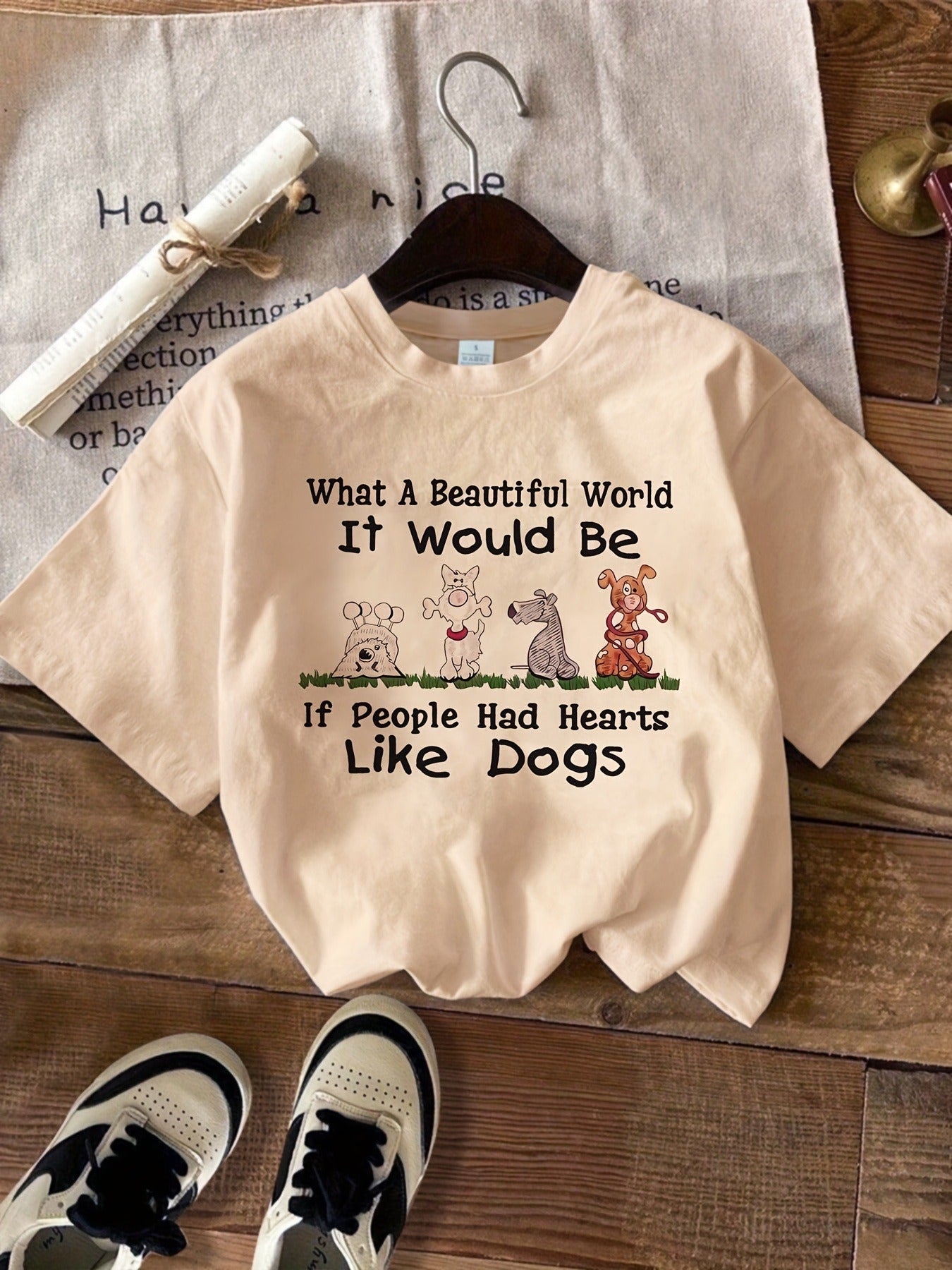 Beautiful World- Dog Lover's T-shirt
