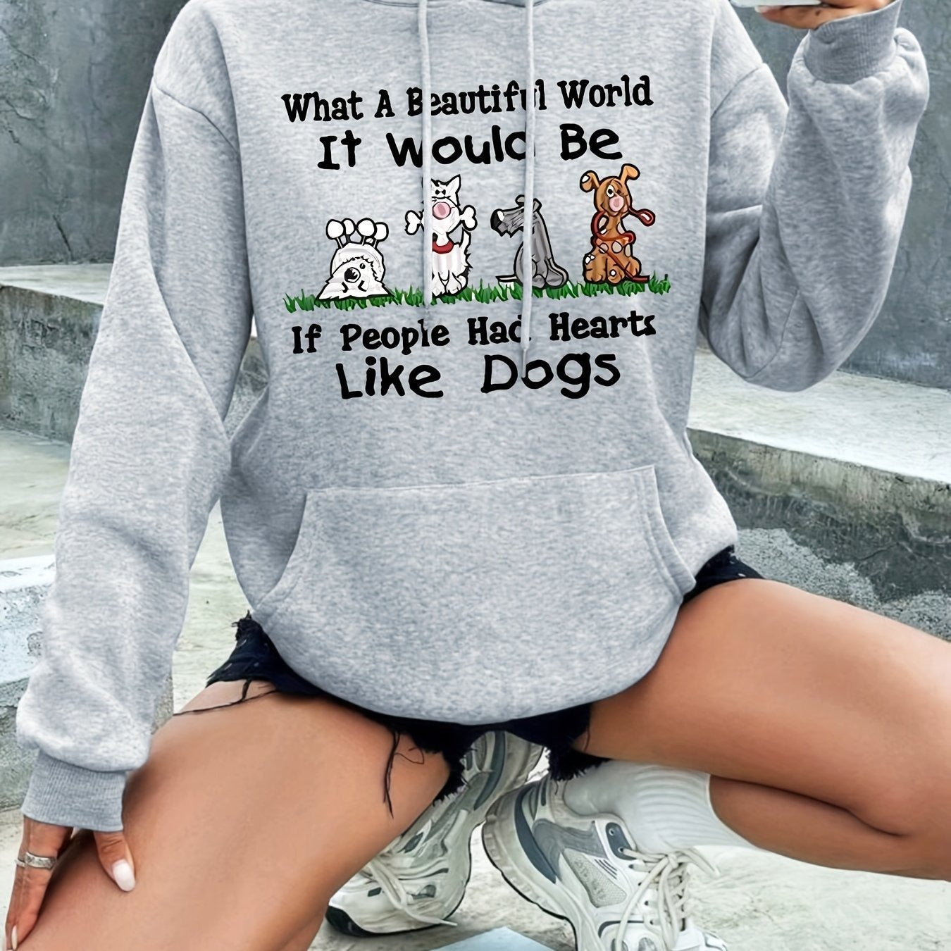 Beautiful World- Dog Lover's Hoodie
