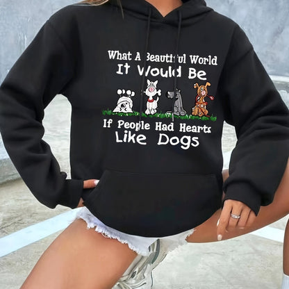 Beautiful World- Dog Lover's Hoodie