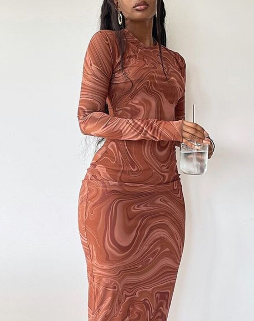 Bella long-sleeved Dress
