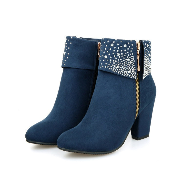 RubyGleam Ankle Boots