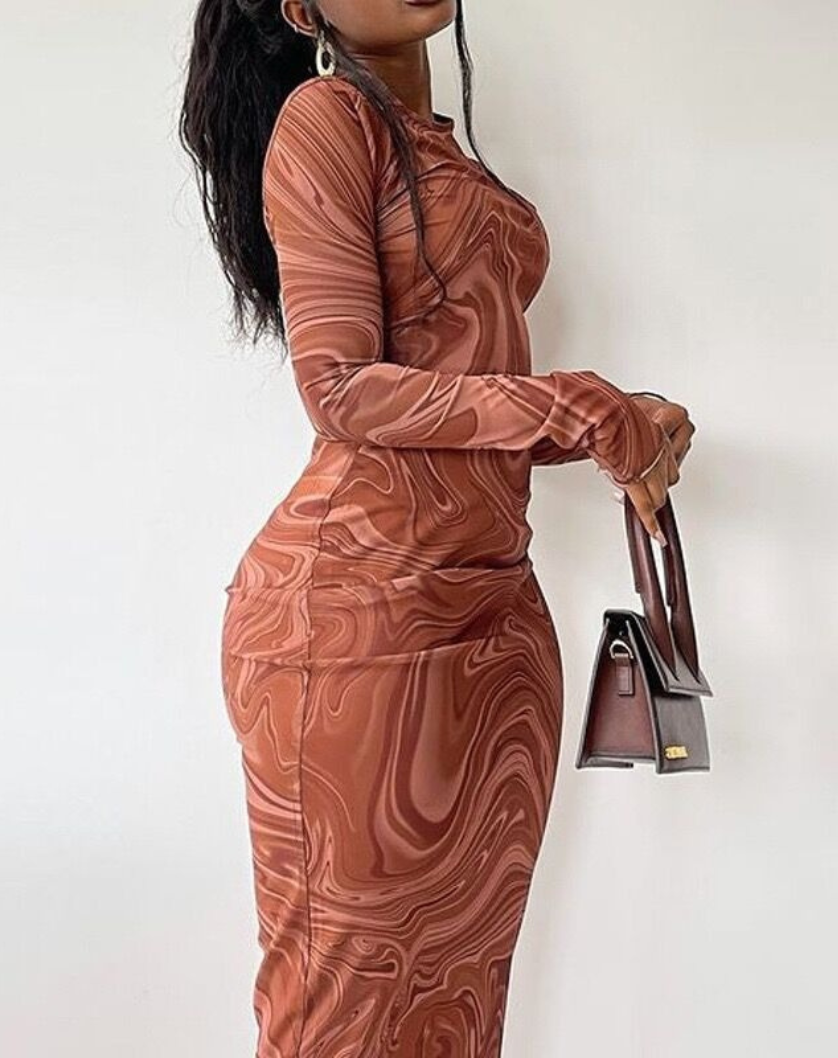 Bella long-sleeved Dress