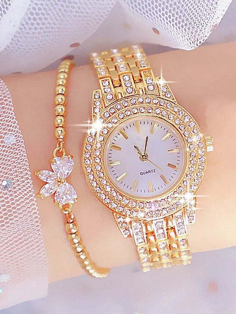 Dana Diamond Studded Watch