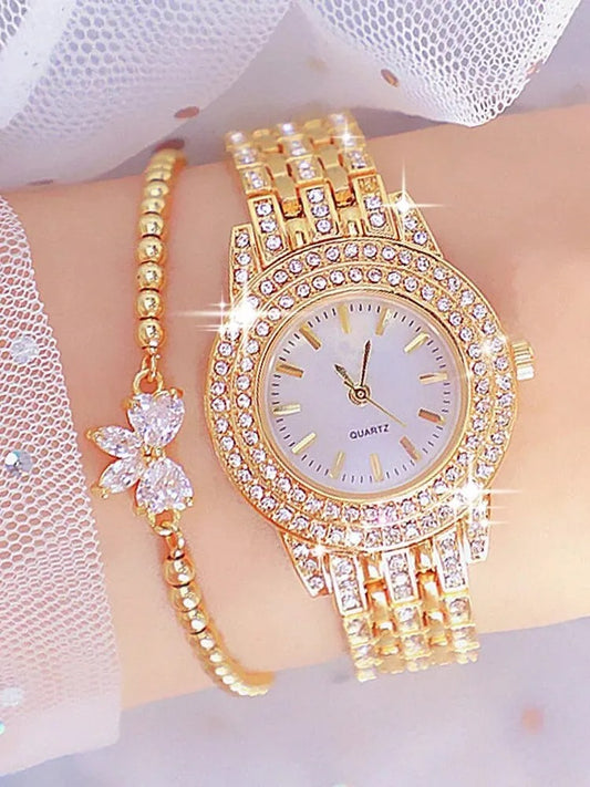 Dana Diamond Studded Watch