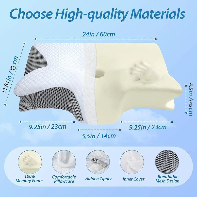 LONGROVER™ Premium Ergonomic Pillow