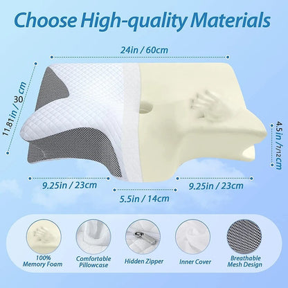 LONGROVER™ Premium Ergonomic Pillow