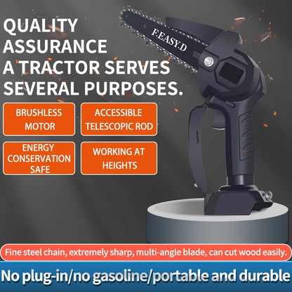 LONGROVER™ 6 INCH Cordless Chainsaw + Extension Pole