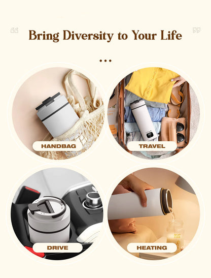 LONGROVER™  Portable Electric Travel Mug