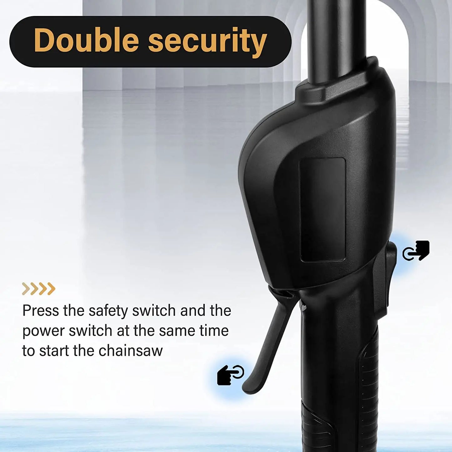 LONGROVER™ 6 INCH Cordless Chainsaw + Extension Pole