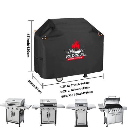 420D Oxford Fabric Dust and Waterproof BBQ Cover