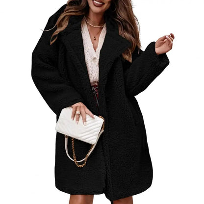 Lapel Cardigan Sweater for Women